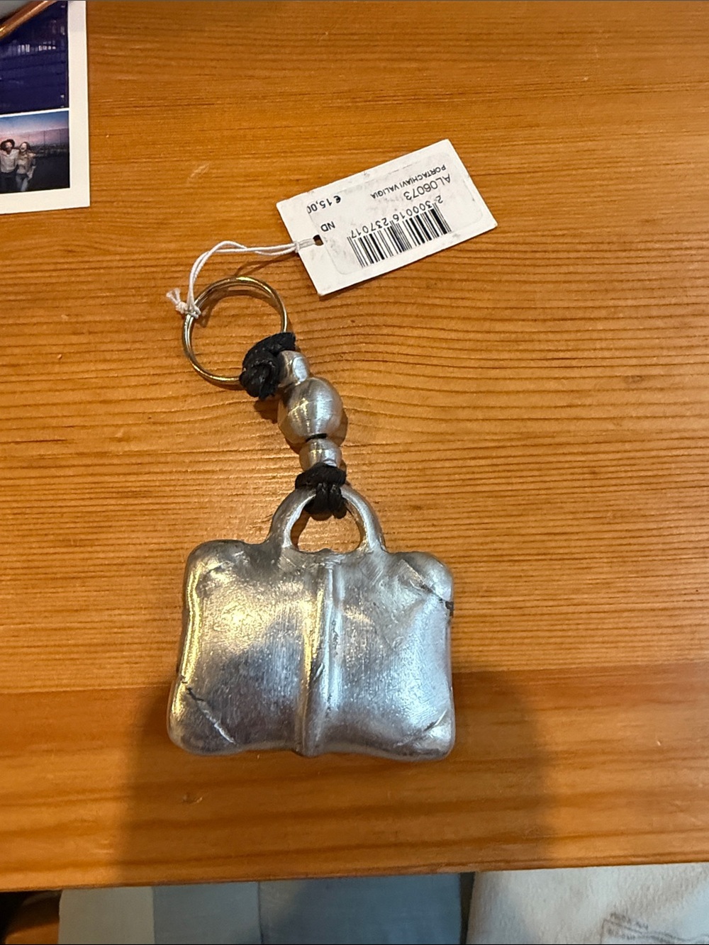 Vestopazzo Silver Purse Keychain Charm